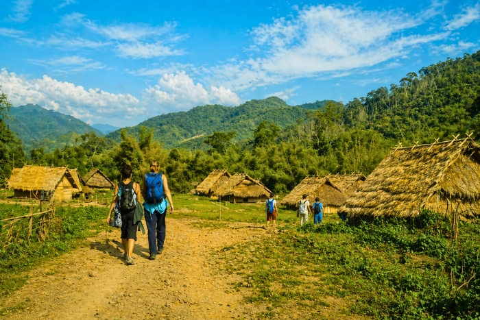 Discovery of ethnic villages in Luang Nam Tha during a Laos motorhome itinerary