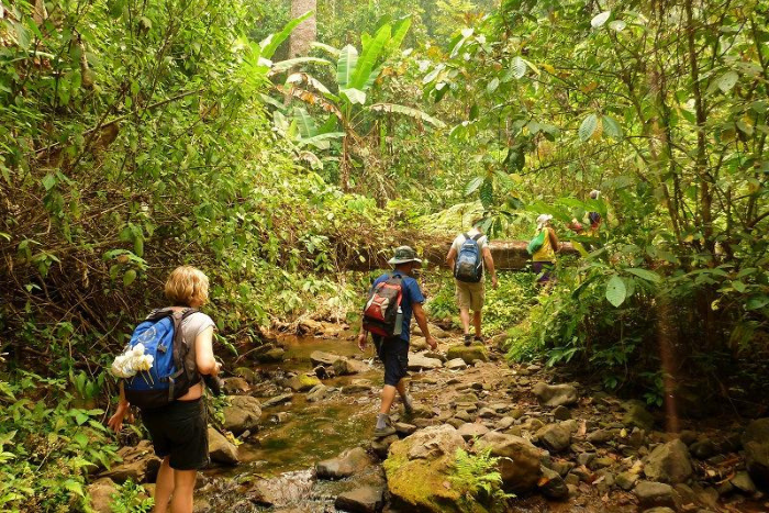 Trekking in Khammouane, Laos