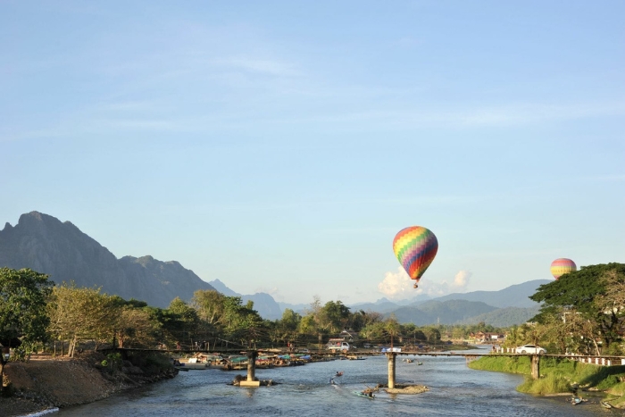 Activities in Vang Vieng during the dry season