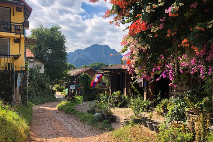 Visit villages around Vang Vieng during a 3-day trip