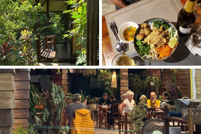 The warm atmosphere of the Golden Bamboo Restaurant