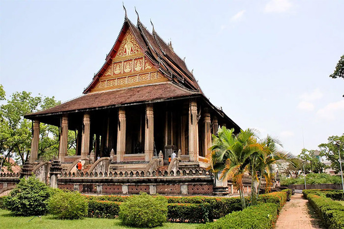 Wat Ho Phra Keo - the most famous temple in Vientiane 