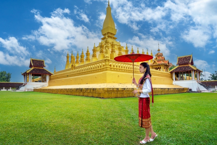 Pha That Luang - the Golden Stupa in Vientiane