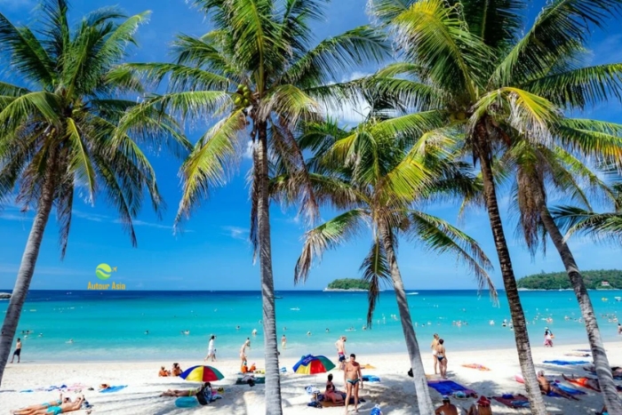 Kata Beach, one of the most beautiful stops on a cheap trip to Phuket