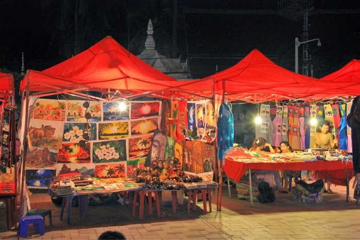 Vientiane night market
