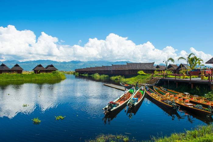 Inle Lake, the second largest in Myanmar