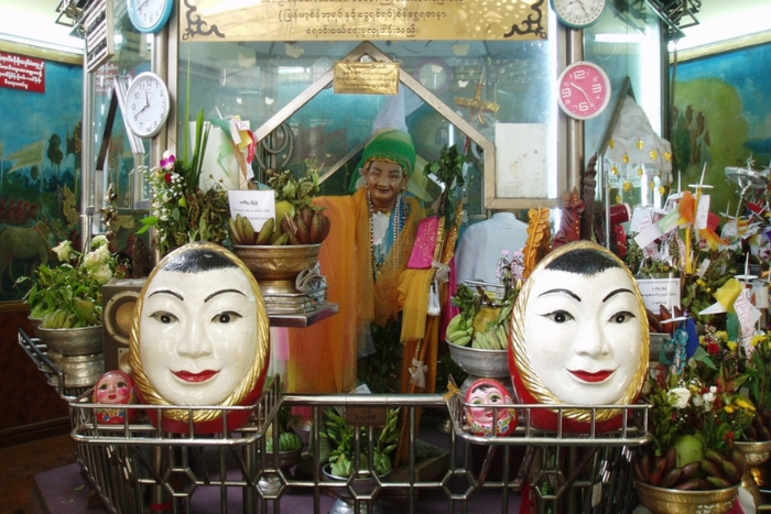 Bo Bo Gyi, the most famous nat of Sule Pagoda