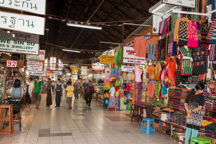 Local markets in Yangon