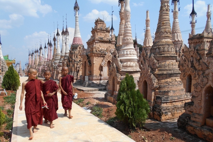 What to do in Myanmar in March ? Visit Kekku Ancient Pagoda Complex