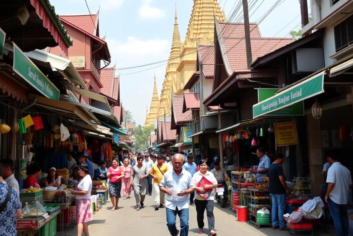 Rhythm of daily life at Yangon