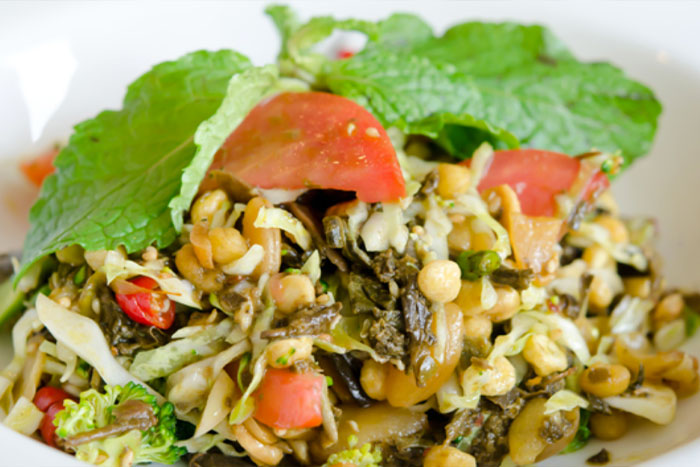 Tea-leaf salad