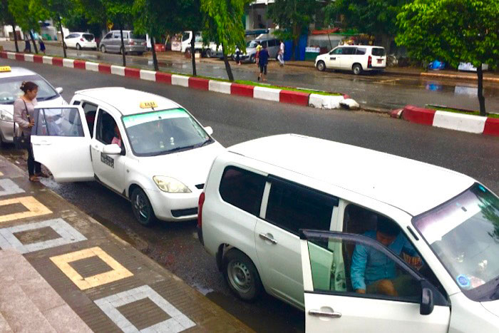 Taxi in Yangon