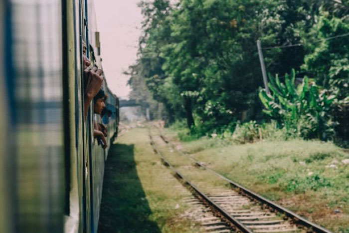 Yangon Circle Line Train 