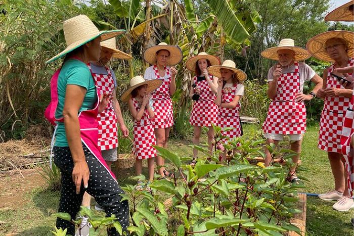 A culinary experience surrounded by cultivated fields