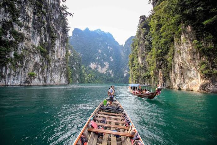 Cheow Lan Lake in Khao Sok National Park