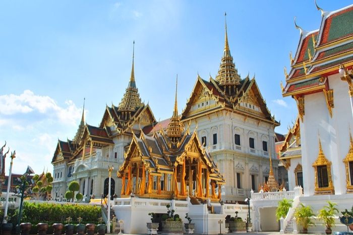 The magnificent Grand Palace in Bangkok