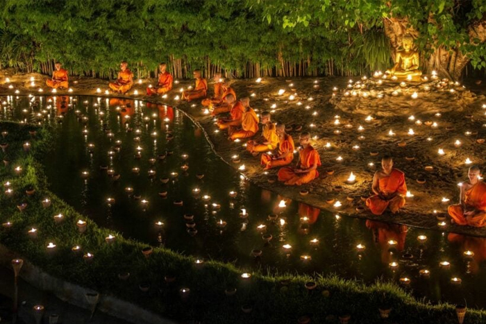 Asanha Bucha Day, festival in Thailand in July