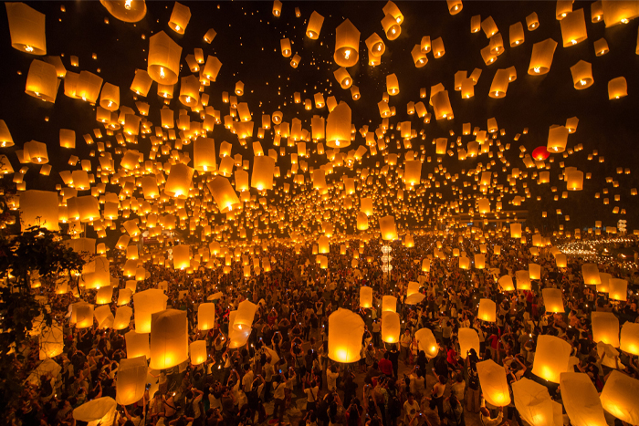 Yi Peng lantern festival - Festival in Thailand in November