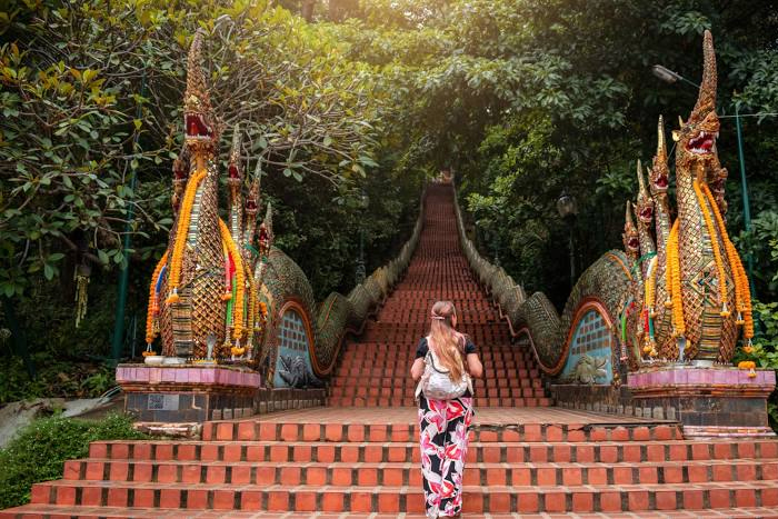 Visit the sacred Wat Phra That Doi Suthep