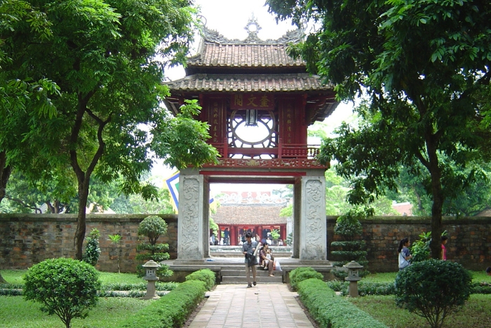 The Temple of Literature is one of the must-visit attractions in Hanoi