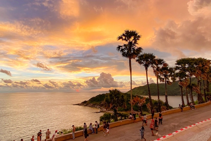 Promthep Cape sunset views on a South Thailand travel itinerary 2 weeks