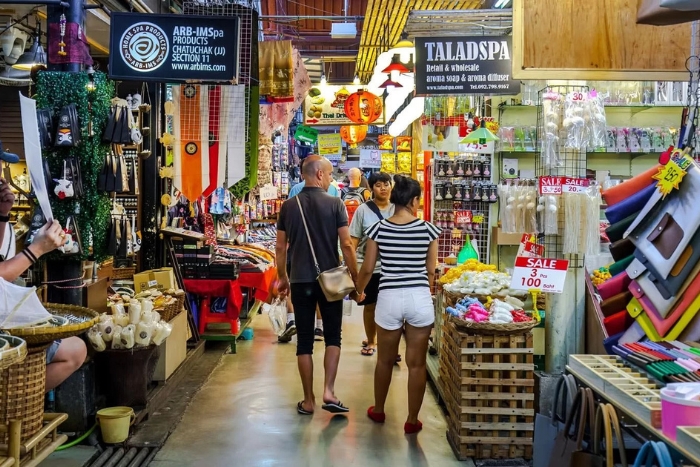 Local life unfolding at Chatuchak Market, Bangkok