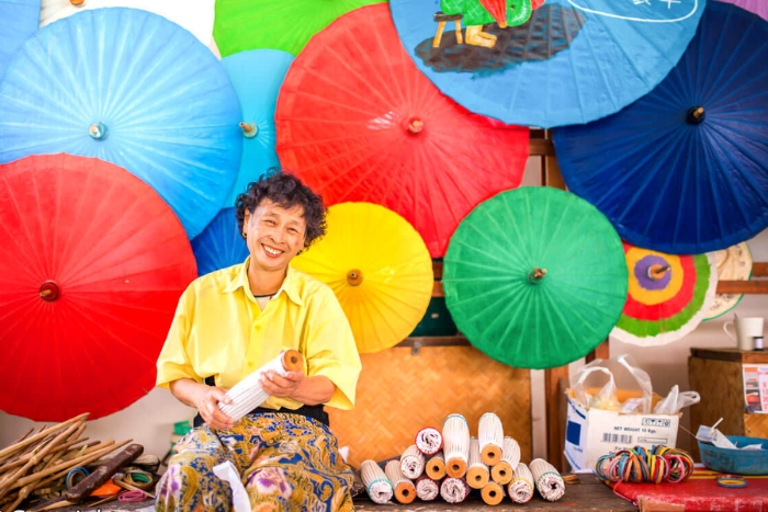 7 day Thailand tour with Bo Sang Umbrella Craft Center