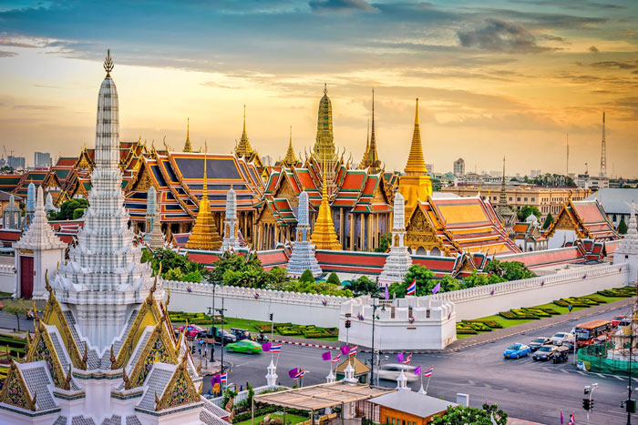 Grand Palace in Bangkok Thailand