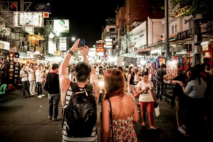 Khao San Road: one of the best places to visit in Bangkok for first timers