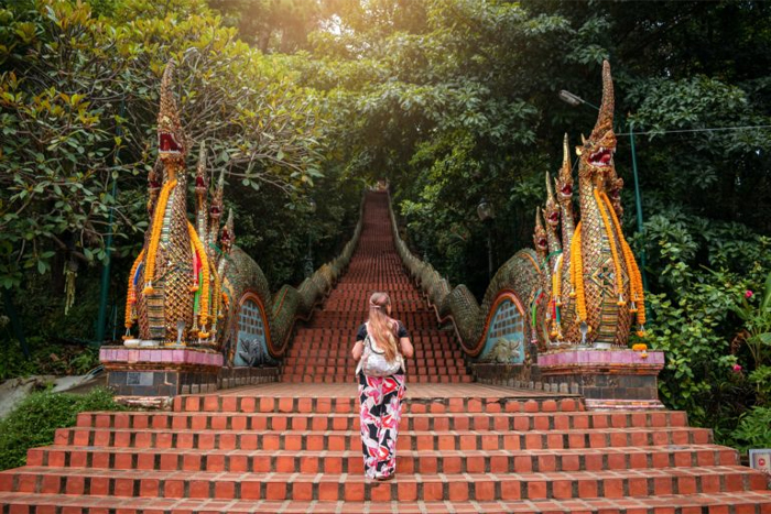 Wat Phra That Doi Suthep, one of the most iconic temples in Chiang Mai