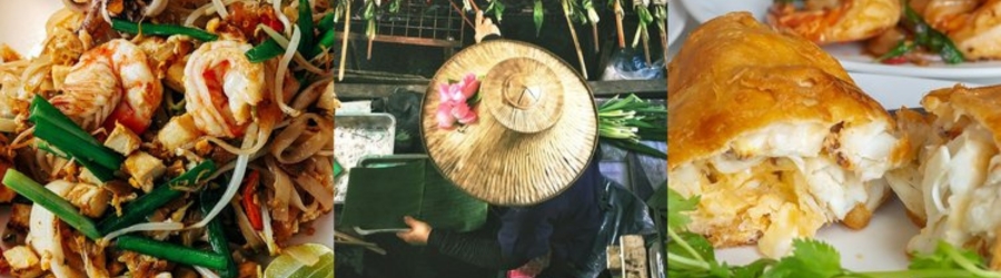 Food tour by tuk-tuk in Bangkok, Thailand