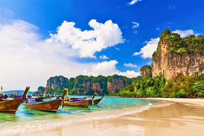Choosing Railay Beach when deciding where to go in Thailand in December