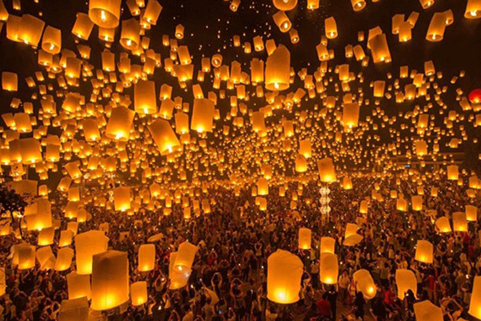 Yi Peng Festival in Chiang Mai