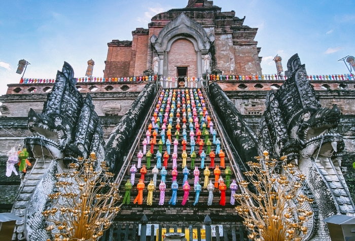 Wat Chedi Luang, a royal Buddhist temple