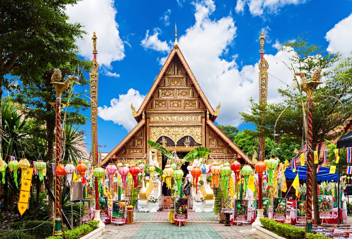 Wat Phra Singh, ancient temple in Chiang Mai