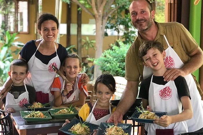Family-friendly Thai cooking class - fun thing to do in Chiang Mai with kids