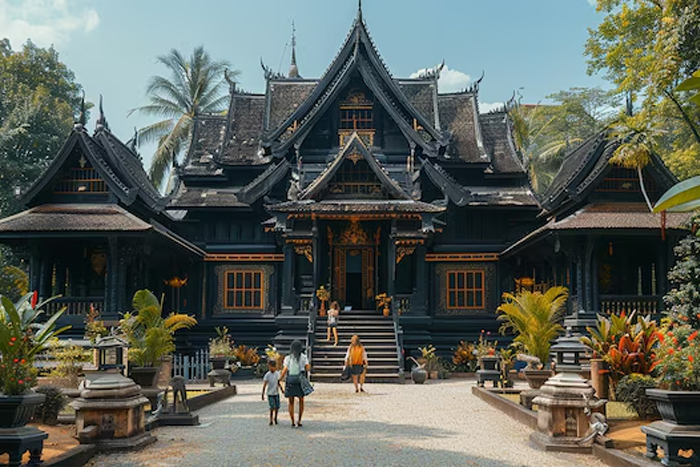 Black House, or Baan Dam museum in Chiang Rai