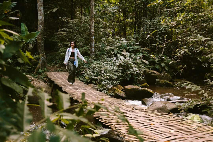 Hike through the jungle - Khun Korn Waterfall