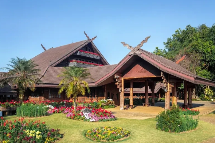 A pretty little corner of Doi Tung village