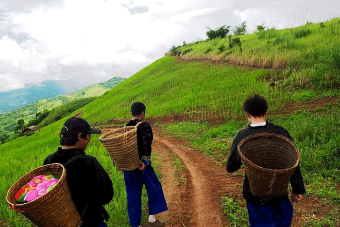 Exploring hill tribe cultures at Doi Tung Chiang Rai