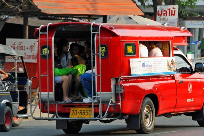 Songthaews: Affordable and local to get around Chiang Rai