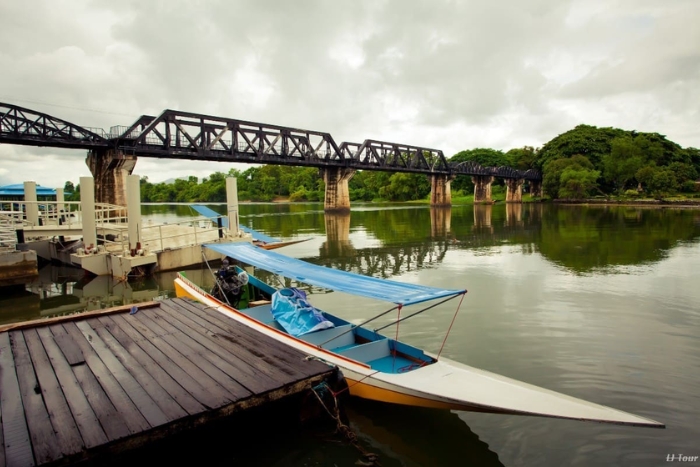 Boat ride on the Kwai river