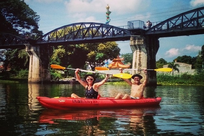 Kayaking on the River Kwai