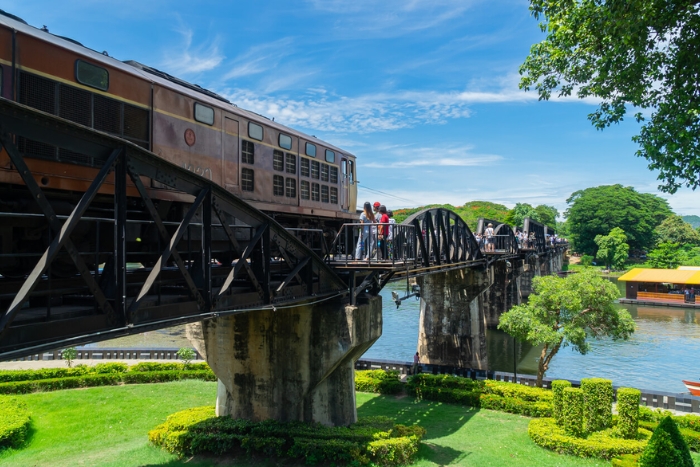 River Kwai Bridge in Dry Season: Best Time to Go to Kanchanaburi