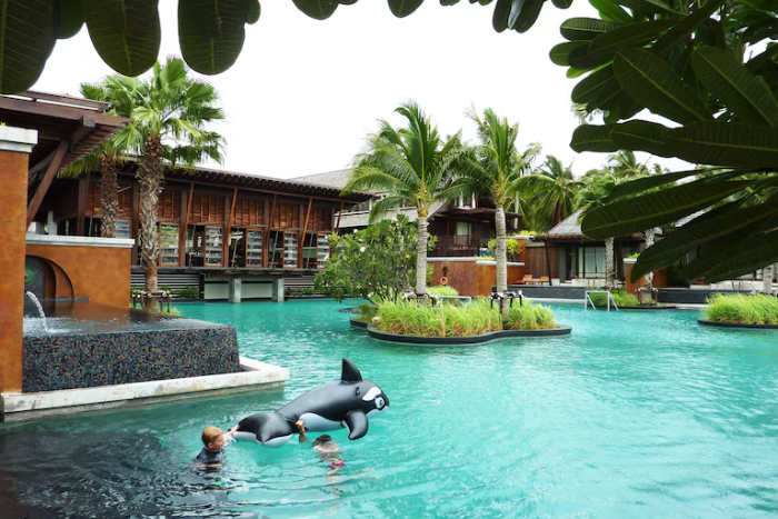 The large outdoor pool at Mai Samui Beach Resort & Spa, one of the best 5-star hotels in Koh Samui