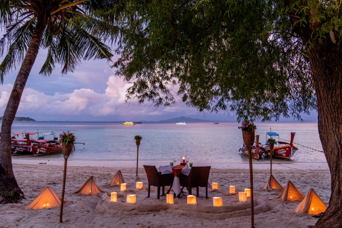 Dinner on the beach - Koh Phi Phi