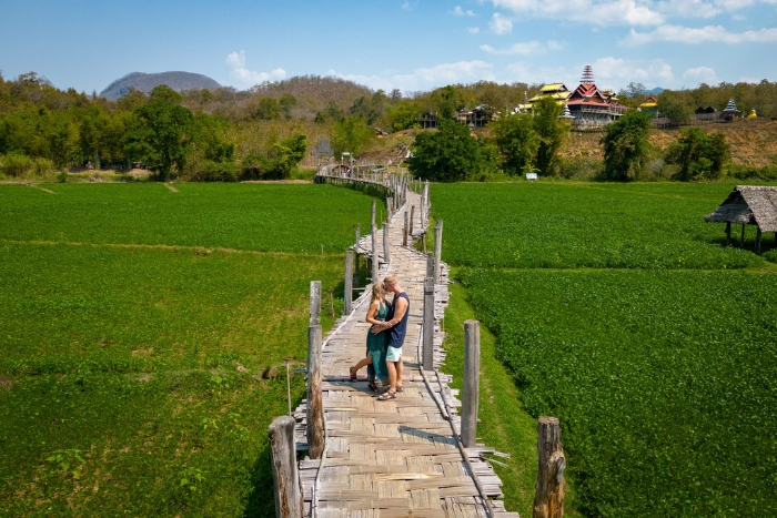 What to see in Mae Hong Son? Su Tong Pae Bamboo Bridge