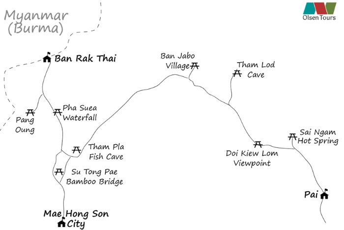 How to get to Ban Rak Thai ?