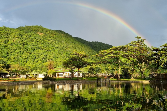 Pha‎ Bong hot springs‎ for a relaxing moment when visiting Northern Thailand with kids