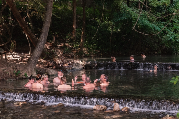 Sai Ngam&lrm; hot springs, things to do in Northern Thailand with family